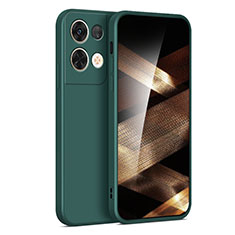 Ultra-thin Silicone Gel Soft Case 360 Degrees Cover YK3 for Xiaomi Redmi Note 13 5G Midnight Green
