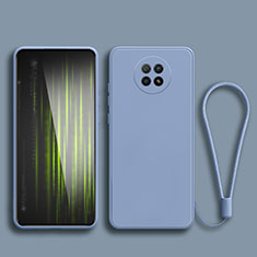 Ultra-thin Silicone Gel Soft Case 360 Degrees Cover YK3 for Xiaomi Redmi Note 9T 5G Lavender Gray