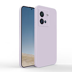 Ultra-thin Silicone Gel Soft Case 360 Degrees Cover YK4 for Vivo iQOO 10 Pro 5G Clove Purple
