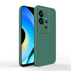 Ultra-thin Silicone Gel Soft Case 360 Degrees Cover YK4 for Vivo iQOO 11 Pro 5G Midnight Green
