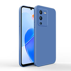 Ultra-thin Silicone Gel Soft Case 360 Degrees Cover YK4 for Vivo V25 Pro 5G Blue