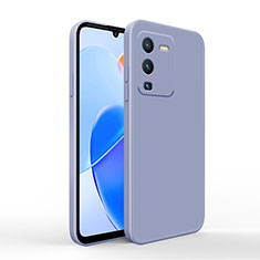 Ultra-thin Silicone Gel Soft Case 360 Degrees Cover YK4 for Vivo V25 Pro 5G Lavender Gray