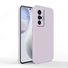 Ultra-thin Silicone Gel Soft Case 360 Degrees Cover YK4 for Vivo X70 5G Clove Purple