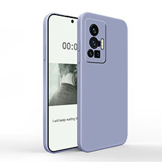 Ultra-thin Silicone Gel Soft Case 360 Degrees Cover YK4 for Vivo X70 Pro 5G Lavender Gray