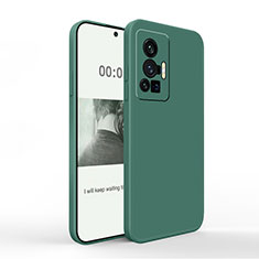Ultra-thin Silicone Gel Soft Case 360 Degrees Cover YK4 for Vivo X70 Pro 5G Midnight Green