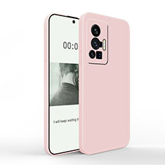 Ultra-thin Silicone Gel Soft Case 360 Degrees Cover YK4 for Vivo X70 Pro 5G Pink