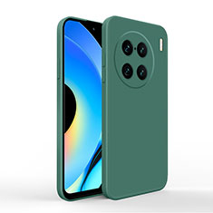 Ultra-thin Silicone Gel Soft Case 360 Degrees Cover YK4 for Vivo X90 5G Midnight Green