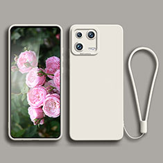 Ultra-thin Silicone Gel Soft Case 360 Degrees Cover YK4 for Xiaomi Mi 13 5G White