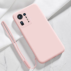 Ultra-thin Silicone Gel Soft Case 360 Degrees Cover YK4 for Xiaomi Mi Mix 4 5G Pink