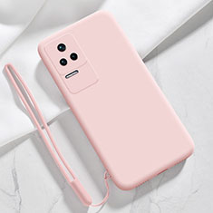 Ultra-thin Silicone Gel Soft Case 360 Degrees Cover YK4 for Xiaomi Poco F4 5G Pink