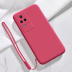 Ultra-thin Silicone Gel Soft Case 360 Degrees Cover YK4 for Xiaomi Poco F4 5G Red