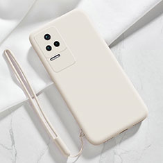 Ultra-thin Silicone Gel Soft Case 360 Degrees Cover YK4 for Xiaomi Poco F4 5G White