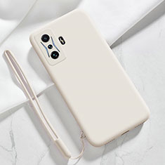 Ultra-thin Silicone Gel Soft Case 360 Degrees Cover YK4 for Xiaomi Poco F4 GT 5G White