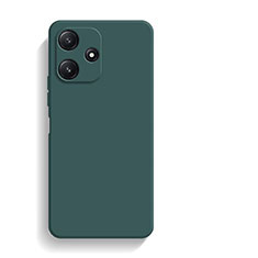 Ultra-thin Silicone Gel Soft Case 360 Degrees Cover YK4 for Xiaomi Poco M6 Pro 5G Green