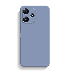 Ultra-thin Silicone Gel Soft Case 360 Degrees Cover YK4 for Xiaomi Poco M6 Pro 5G Lavender Gray