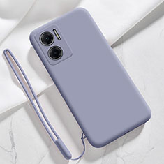 Ultra-thin Silicone Gel Soft Case 360 Degrees Cover YK4 for Xiaomi Redmi 10 Prime Plus 5G Lavender Gray