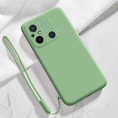 Ultra-thin Silicone Gel Soft Case 360 Degrees Cover YK4 for Xiaomi Redmi 11A 4G Green