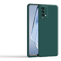Ultra-thin Silicone Gel Soft Case 360 Degrees Cover YK4 for Xiaomi Redmi 9T 4G Midnight Green
