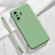 Ultra-thin Silicone Gel Soft Case 360 Degrees Cover YK4 for Xiaomi Redmi K50 Gaming AMG F1 5G Matcha Green