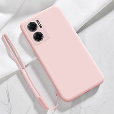 Ultra-thin Silicone Gel Soft Case 360 Degrees Cover YK4 for Xiaomi Redmi Note 11E 5G Pink