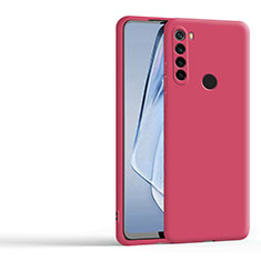 Ultra-thin Silicone Gel Soft Case 360 Degrees Cover YK4 for Xiaomi Redmi Note 8 (2021) Hot Pink