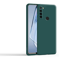 Ultra-thin Silicone Gel Soft Case 360 Degrees Cover YK4 for Xiaomi Redmi Note 8 (2021) Midnight Green