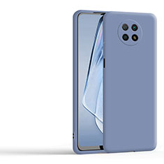 Ultra-thin Silicone Gel Soft Case 360 Degrees Cover YK4 for Xiaomi Redmi Note 9T 5G Lavender Gray