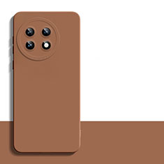 Ultra-thin Silicone Gel Soft Case 360 Degrees Cover YK5 for OnePlus Ace 2 5G Brown