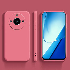 Ultra-thin Silicone Gel Soft Case 360 Degrees Cover YK5 for Realme 11 Pro 5G Hot Pink