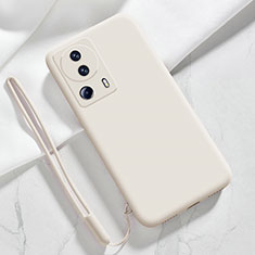 Ultra-thin Silicone Gel Soft Case 360 Degrees Cover YK5 for Xiaomi Mi 13 Lite 5G White