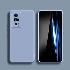 Ultra-thin Silicone Gel Soft Case 360 Degrees Cover YK5 for Xiaomi Poco F5 Pro 5G Lavender Gray