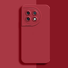 Ultra-thin Silicone Gel Soft Case 360 Degrees Cover YK6 for OnePlus 11 5G Red