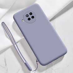 Ultra-thin Silicone Gel Soft Case 360 Degrees Cover YK6 for Xiaomi Mi 10i 5G Lavender Gray