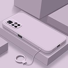 Ultra-thin Silicone Gel Soft Case 360 Degrees Cover YK6 for Xiaomi Poco M4 Pro 5G Clove Purple