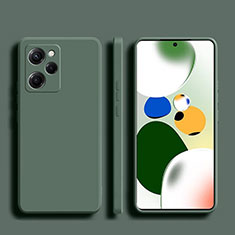 Ultra-thin Silicone Gel Soft Case 360 Degrees Cover YK6 for Xiaomi Poco X5 Pro 5G Midnight Green