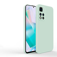 Ultra-thin Silicone Gel Soft Case 360 Degrees Cover YK6 for Xiaomi Redmi Note 11 Pro+ Plus 5G Matcha Green