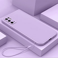 Ultra-thin Silicone Gel Soft Case 360 Degrees Cover YK6 for Xiaomi Redmi Note 11 SE 5G Purple