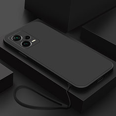 Ultra-thin Silicone Gel Soft Case 360 Degrees Cover YK6 for Xiaomi Redmi Note 12 5G Black