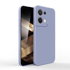 Ultra-thin Silicone Gel Soft Case 360 Degrees Cover YK6 for Xiaomi Redmi Note 13 5G Lavender Gray