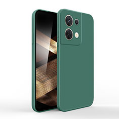 Ultra-thin Silicone Gel Soft Case 360 Degrees Cover YK6 for Xiaomi Redmi Note 13 5G Midnight Green