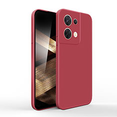 Ultra-thin Silicone Gel Soft Case 360 Degrees Cover YK6 for Xiaomi Redmi Note 13 Pro 5G Red