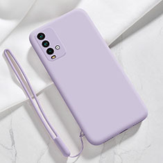 Ultra-thin Silicone Gel Soft Case 360 Degrees Cover YK6 for Xiaomi Redmi Note 9 4G Clove Purple