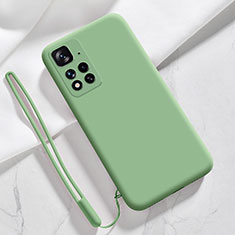 Ultra-thin Silicone Gel Soft Case 360 Degrees Cover YK7 for Xiaomi Redmi Note 11 Pro+ Plus 5G Green