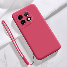 Ultra-thin Silicone Gel Soft Case 360 Degrees Cover YK8 for OnePlus Ace 2 Pro 5G Red