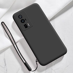 Ultra-thin Silicone Gel Soft Case 360 Degrees Cover YK8 for Xiaomi Poco F5 Pro 5G Black