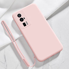 Ultra-thin Silicone Gel Soft Case 360 Degrees Cover YK8 for Xiaomi Poco F5 Pro 5G Pink