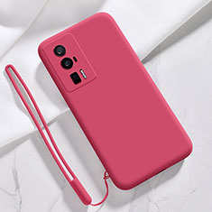 Ultra-thin Silicone Gel Soft Case 360 Degrees Cover YK8 for Xiaomi Poco F5 Pro 5G Red