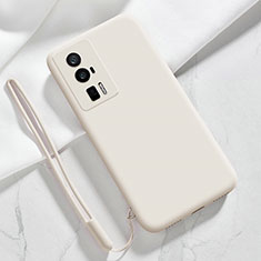 Ultra-thin Silicone Gel Soft Case 360 Degrees Cover YK8 for Xiaomi Poco F5 Pro 5G White