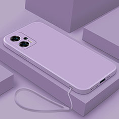 Ultra-thin Silicone Gel Soft Case 360 Degrees Cover YK8 for Xiaomi Redmi Note 11T Pro 5G Clove Purple