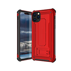 Ultra-thin Silicone Gel Soft Case 360 Degrees Cover Z01 for Apple iPhone 11 Pro Max Red